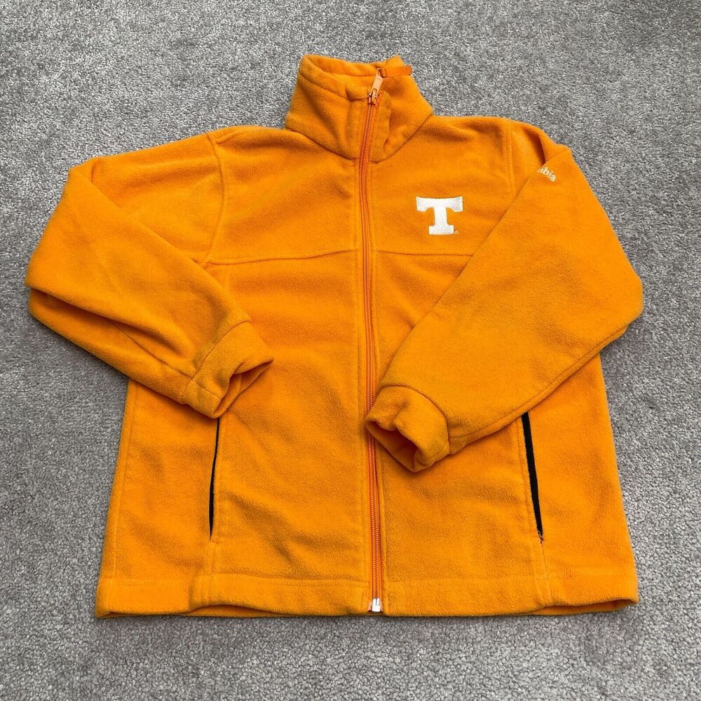 Columbia Steens Mountain Fleece Jacket Boys XL Orange University Tennessee Vols.